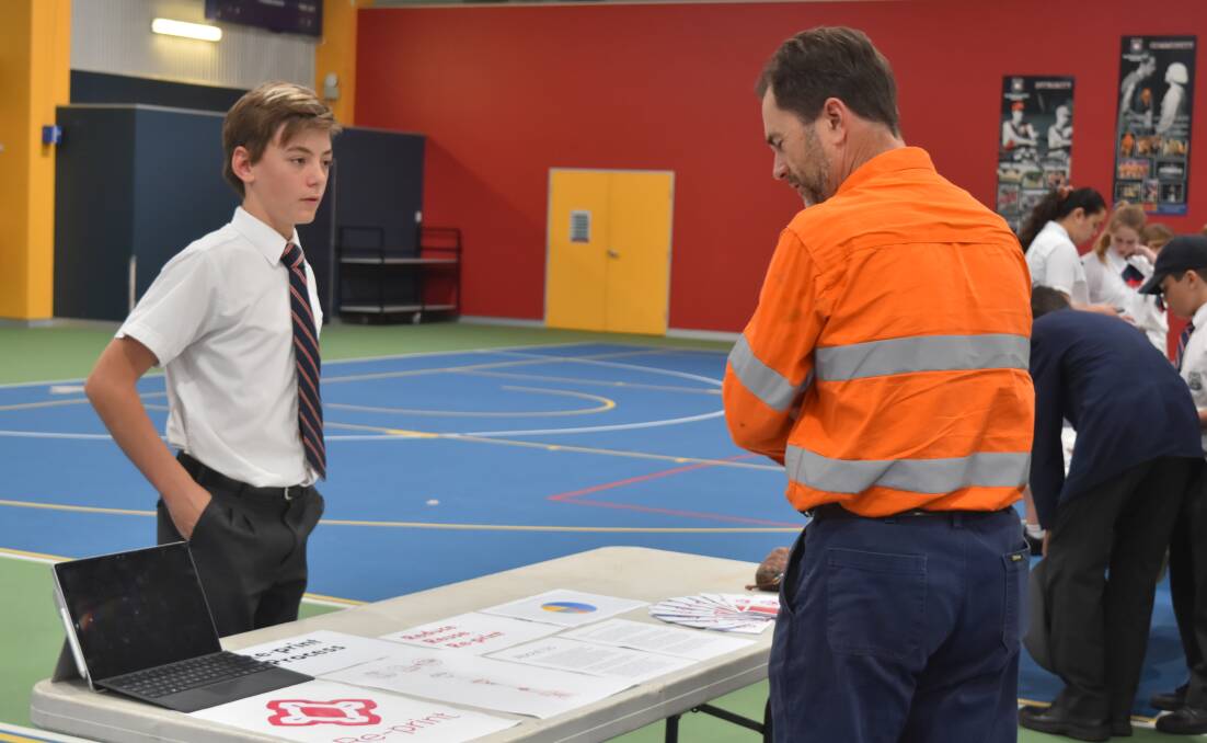 PROJECT: Canterbury College year eight student Charlie Johnstone's project stood out.