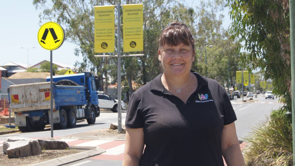 SUMMIT: Jimboomba resident Sally Brooks wants to see more parking options near Jimboomba State School. Photo: Jacob Wilson