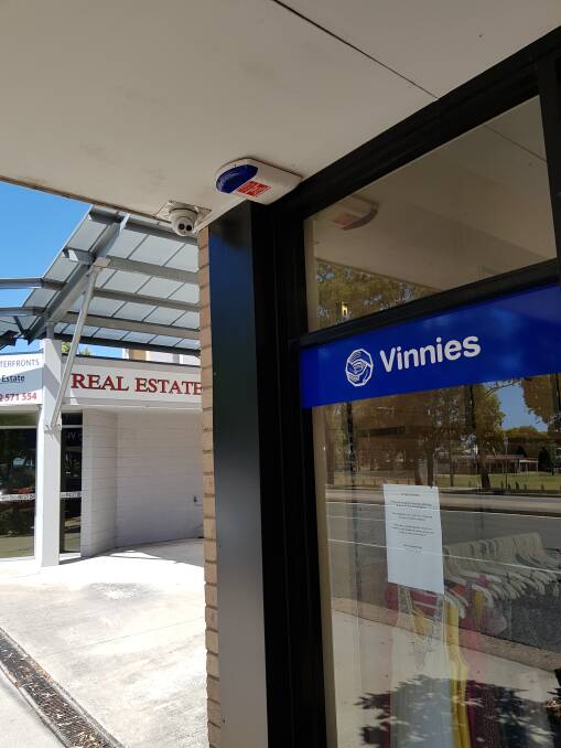 Vinnies has achieved results through the installation of CCTV cameras at multiple sites. Photo: Supplied