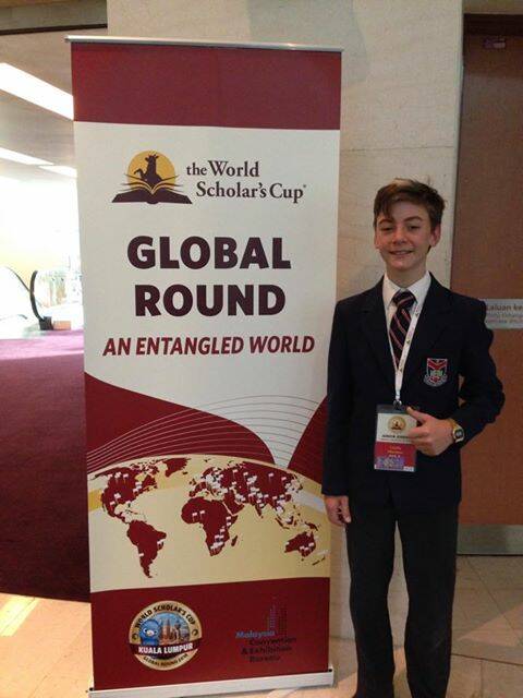 Charlie Johnstone qualified for the World Scholar's Cup at Yale University this month.