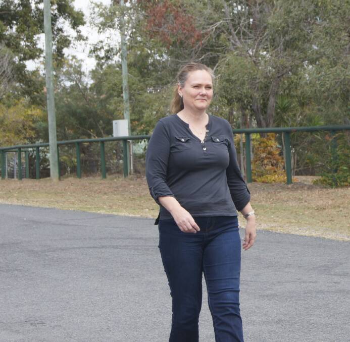 MARCHING FOR CURE: Greenbank fundraising campaigner Penelope Miller is fighting for a Multiple Sclerosis cure. Photo: Jacob Wilson