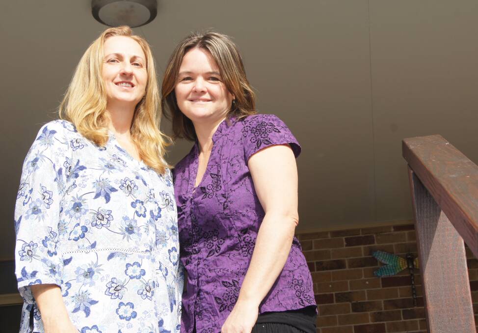 HERE TO HELP:  Compassionate Friends Queensland Tamborine group facilitators Tammy Kilpatrick-Schull and Michelle Richardson. Photo: Jacob Wilson