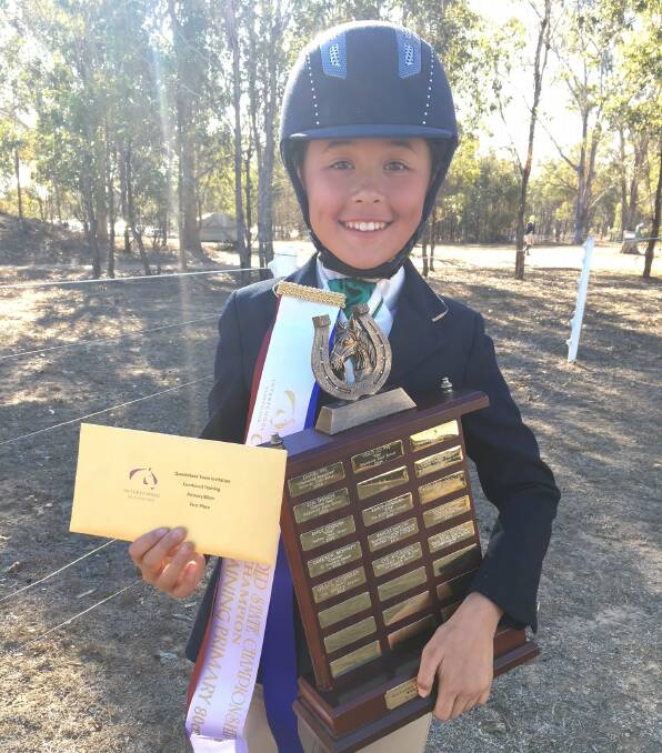 Ashlee Lowe won the under 12 competition at Warwick.