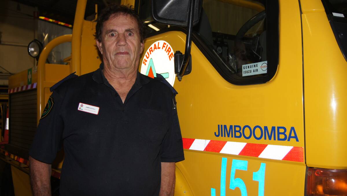  GIVING BACK: Second officer of Jimboomba Rural fire service James Scholl. Photo: Jacob Wilson