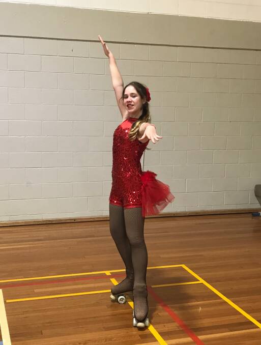 PODIUM HOPEFUL: Greenbank artistic roller skater Isabelle Podlich is contesting the Australian national Championships at Mount Warren Park from June 30 to July 7.