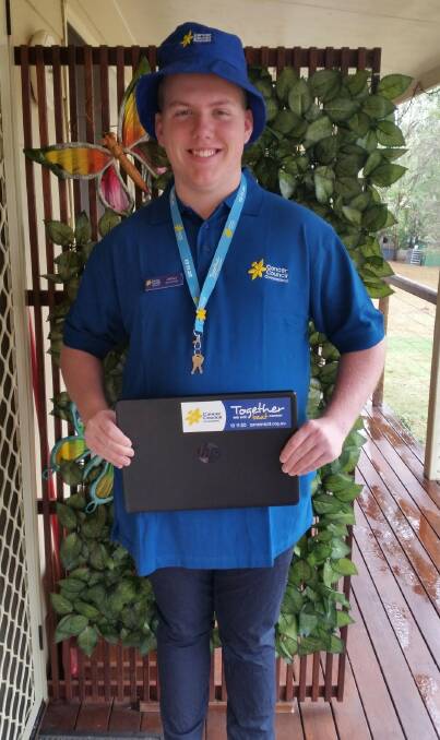 PASSION: Jimboomba teenager Joshua Clarke has grown as a person since joining Cancer Council Queensland's Jimboomba Volunteer Branch. 