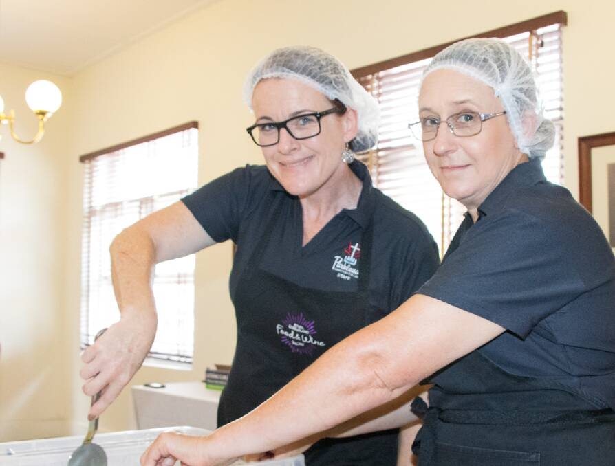 CHEESY: Parklands Christian College teachers Rebecca Wallis and Dianne Furlonger attended the RNA Teachers' Cheese Making Workshops from February 6 to 9. Photo: Supplied