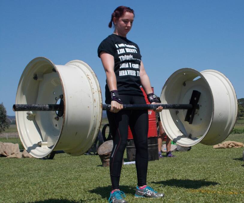 Muscles: Gleneagle woman Karma Houston won the women's light weight division in the International Strength Federation nationals at Veresdale on Saturday.
