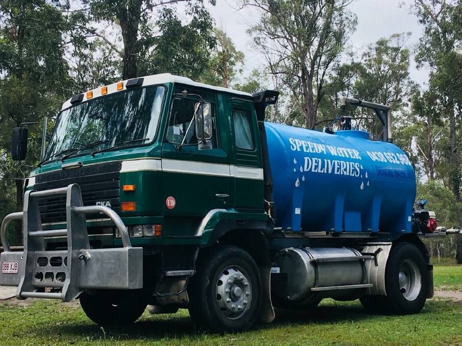 NO JOB TOO BIG OR SMALL: Get water quick with little help from Speedy Water Deliveries. They have tankers which hold anything from 7000 litres through to 16,300 litres. 