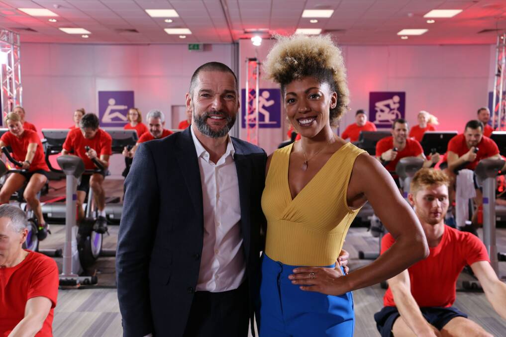Maitre d' and host Fred Sirieix and GP Zoe Williams, hosts of SBS show The Restaurant That Burns Off Calories.