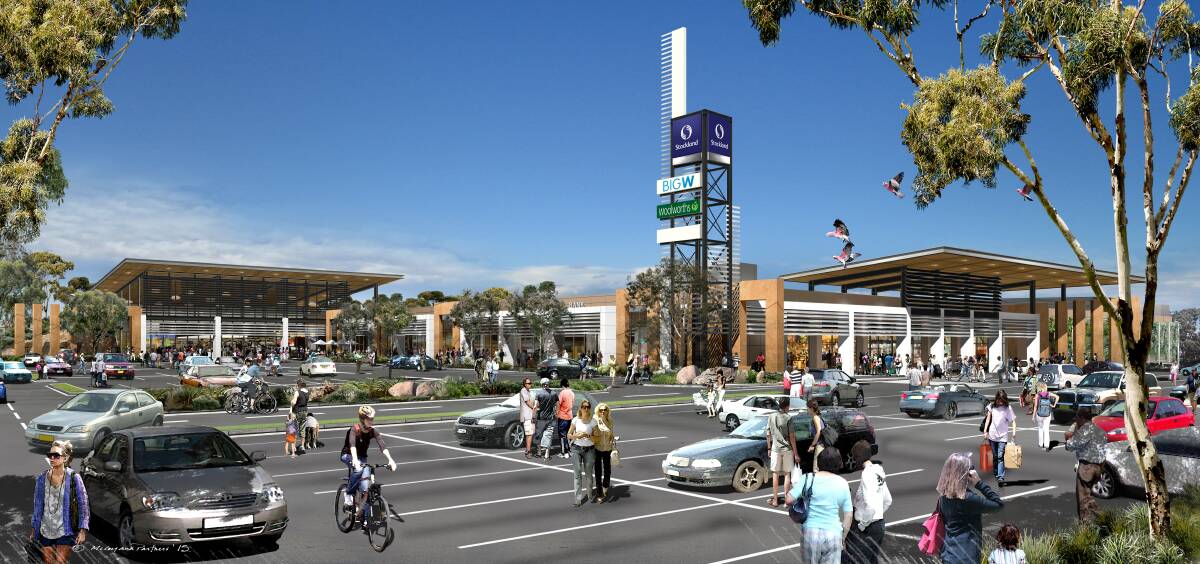 UPGRADE IN DOUBT: An artist's impression of the upgrade that was planned for the Jimboomba Shopping Centre.