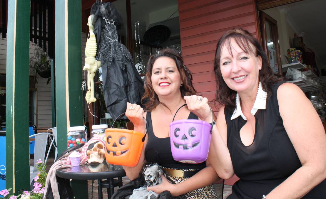 SCARY STUFF: Chicks Conquering Cancer president Kathy Smith and Fusion Retro Emporium owner Nikki Chenoweth will host a spooky Halloween fundraiser on October 31.