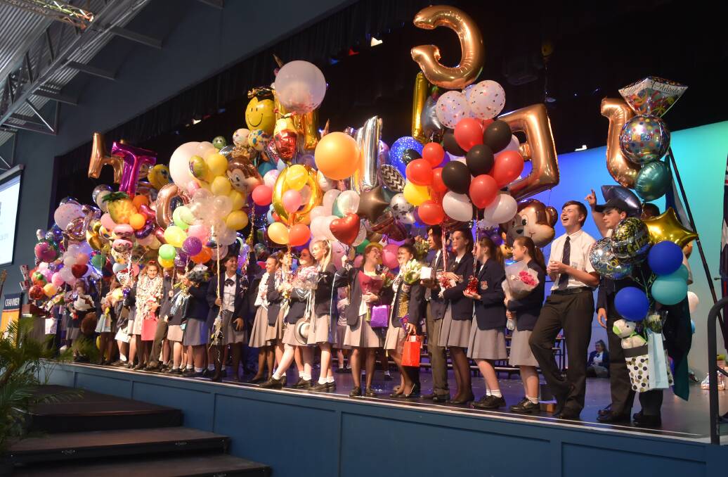 MOVING: The Canterbury Events Centre was packed with balloons and tears for the Final Roll Call - an emotional time for all those in attendance.