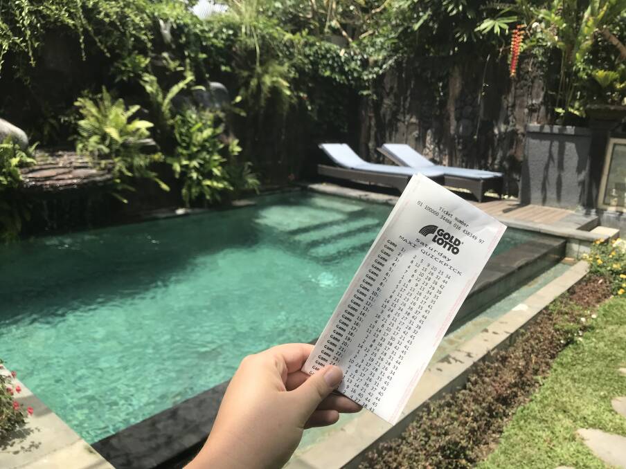 KEEPING COOL: A Logan mum will pay off her mortgage and have a swimming pool built after winning $847,000 in the Saturday Gold Lotto.
