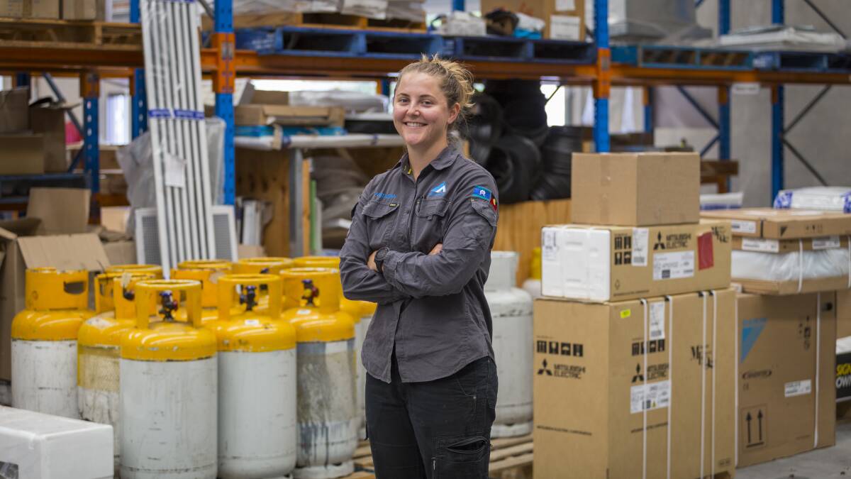 KEEPING IT COOL: Natasha Kirchner is TAFE Queensland's Refrigeration and Air Conditioning Apprentice of the Year.