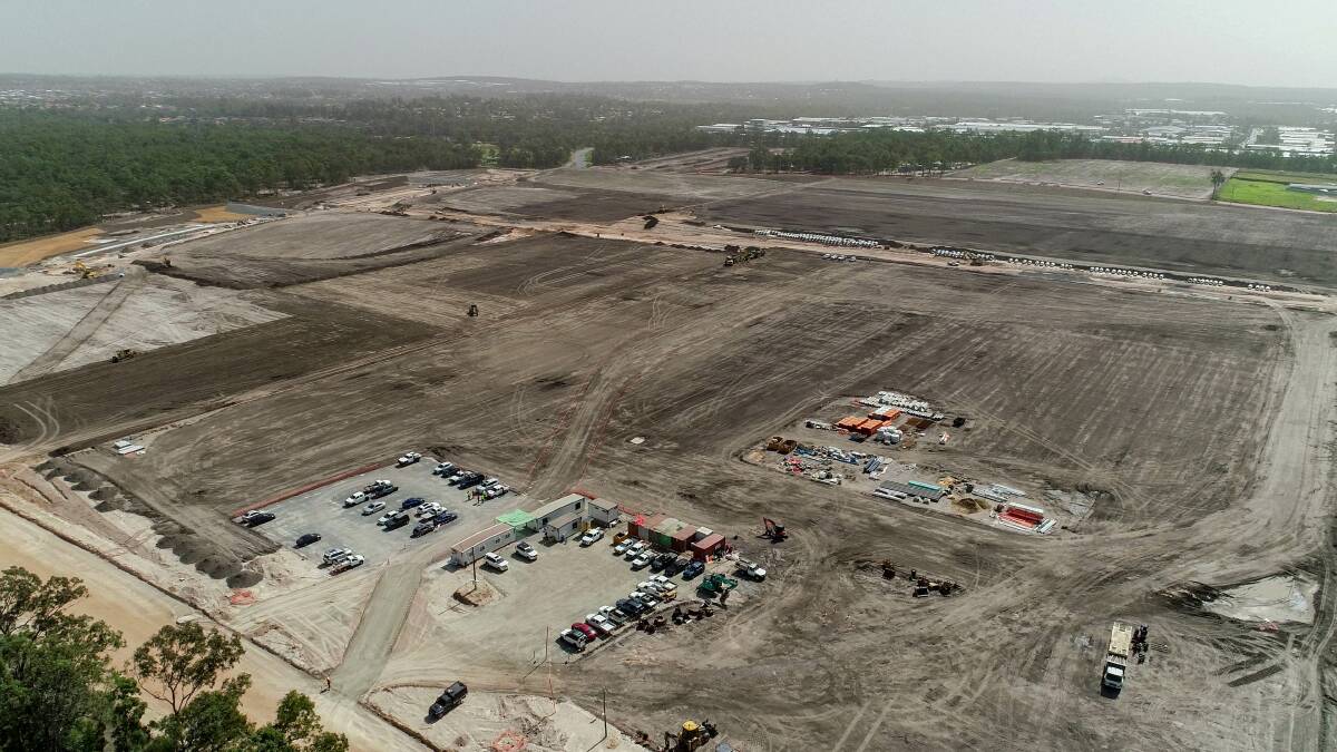 HUGE ESTATE: Stage one of the $1.5 billion Crestmead Logistics Estate is under way. 