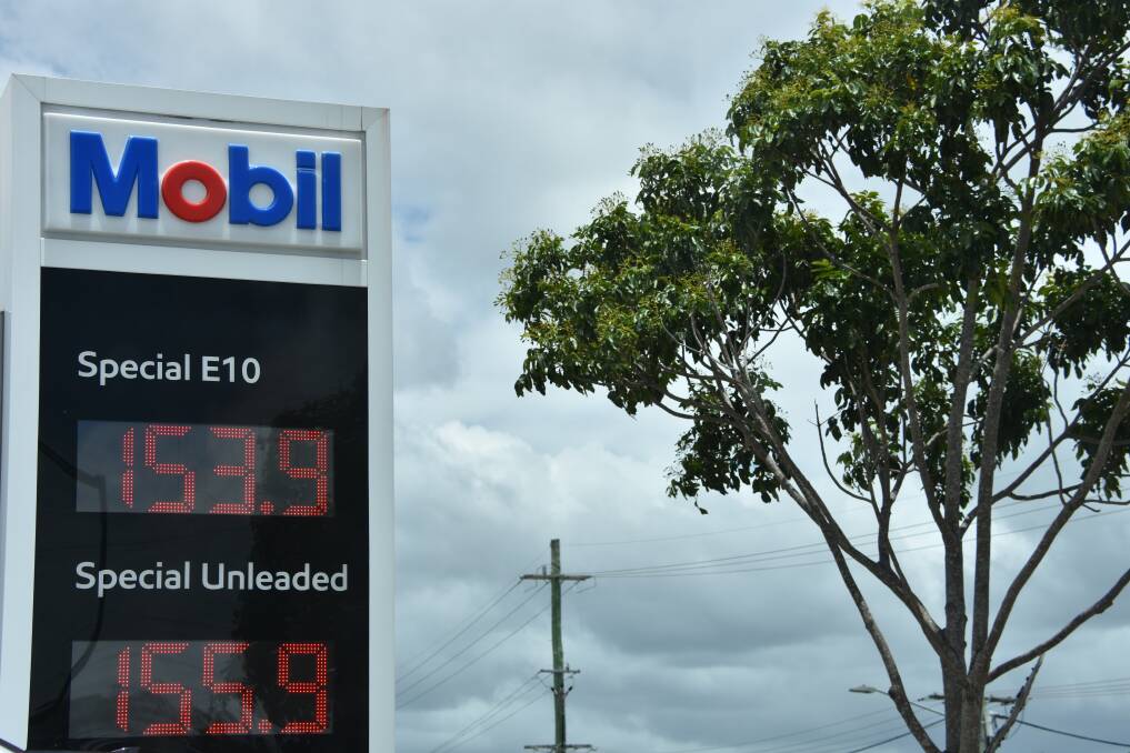 PRICES HIGH: Unleaded petrol is 155.9 cents per litre at Cleveland.
