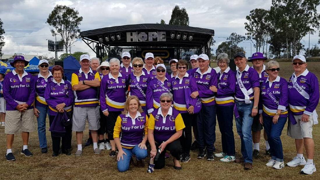 RELAY FOR A CAUSE: Team Opal at the 2018 Relay for Life.