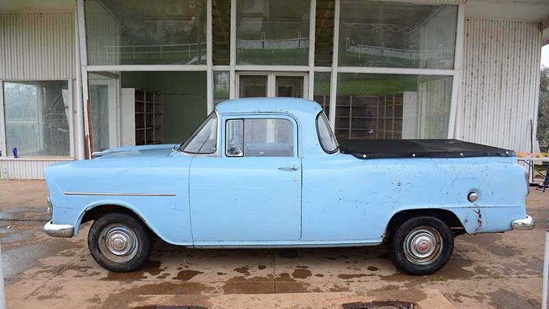 ORIGINAL: Charlie’s Holden FX 48-215 utility which sold at the Canowindra Motors auction in October, 2016.