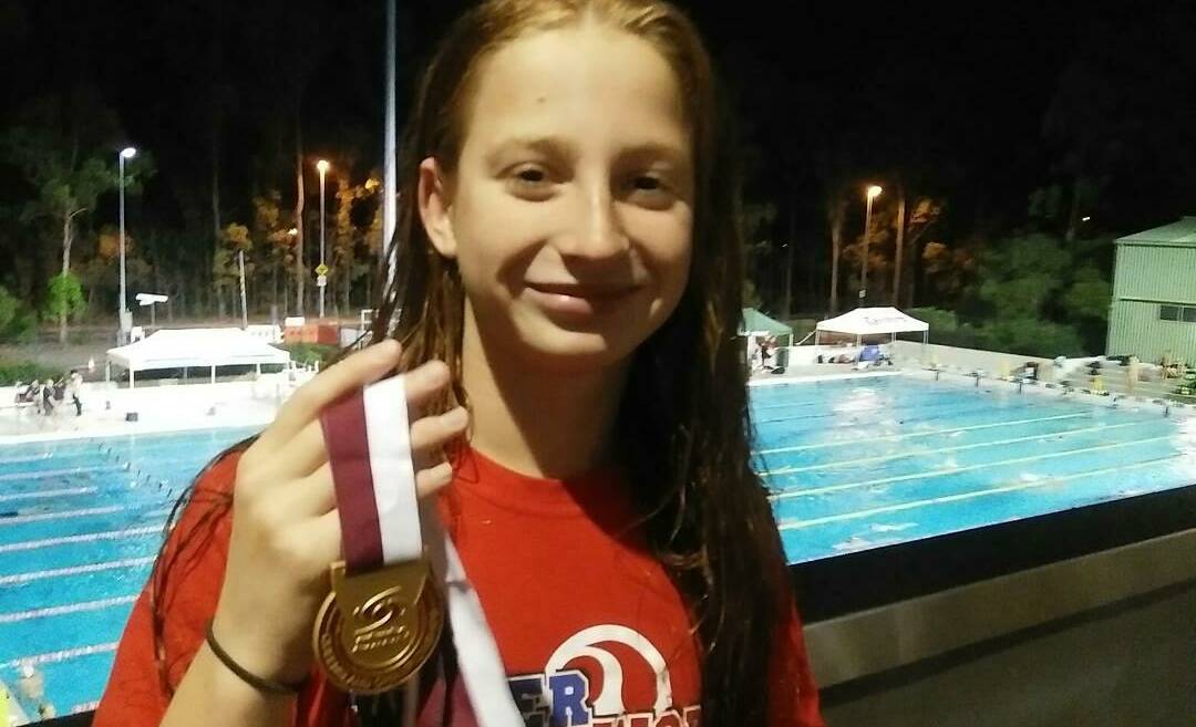 WINNER: A file picture of Mollie O'Callaghan, who achieved sixth place in Australia for the 50-metre backstroke at the Commonwealth Games trials. Photo: Supplied