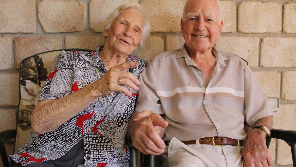 SEVENTY YEARS MARRIED: Logan Village couple Eileen and Joseph Cramp next month will celebrate seven decades of marriage.