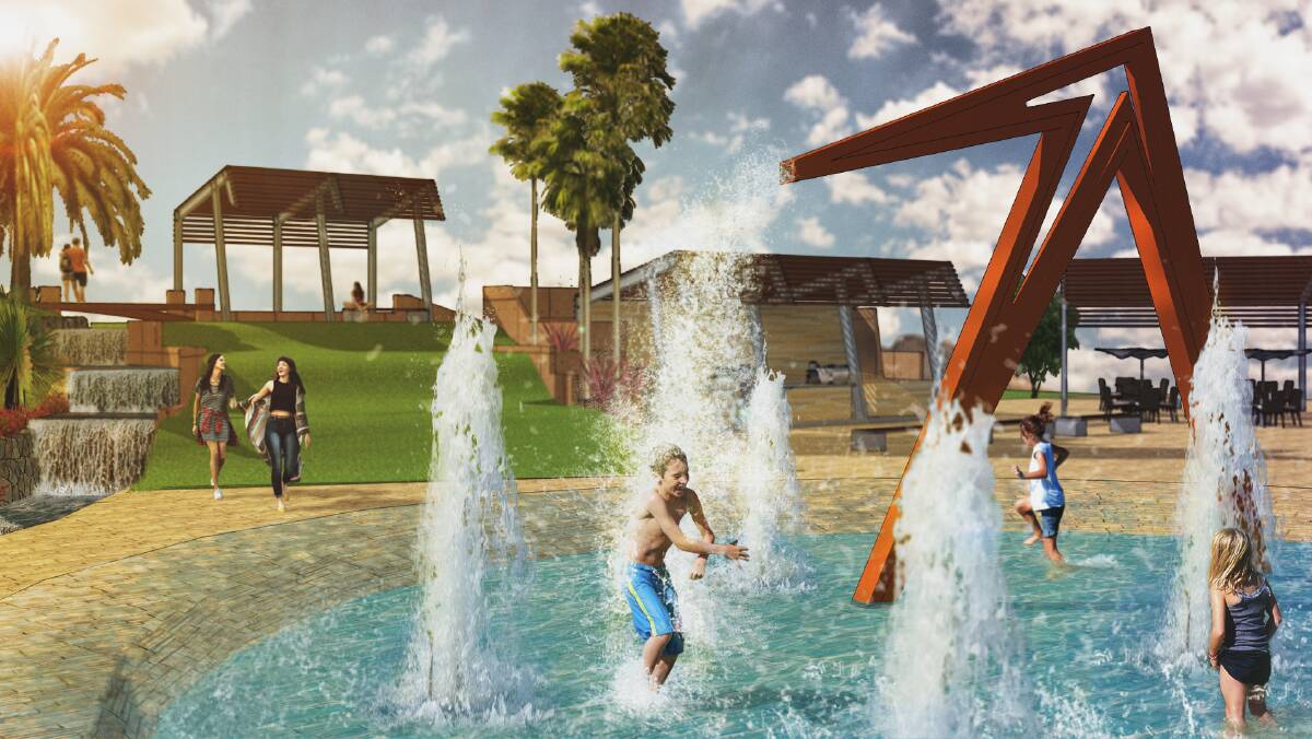 JIMBOOMBA WATER PARK: An artist's impression of what the water park might look like.