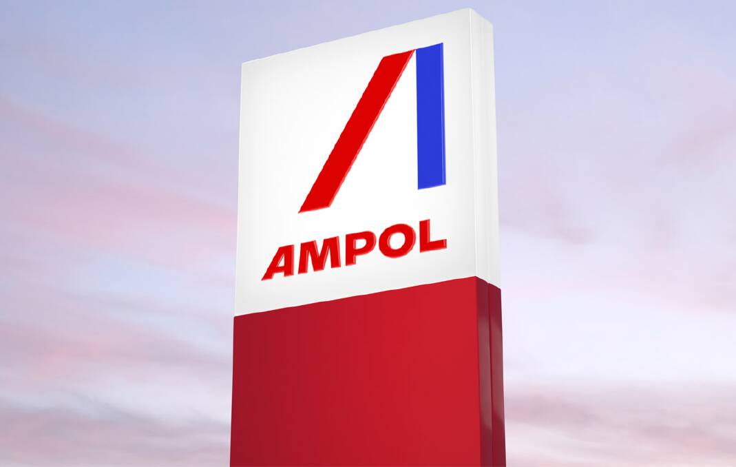 AMPOL: The new Ampol signage will replace the Caltex brand across Australia. Ampol's Lytton refinery has been hit hard during COVID-19.