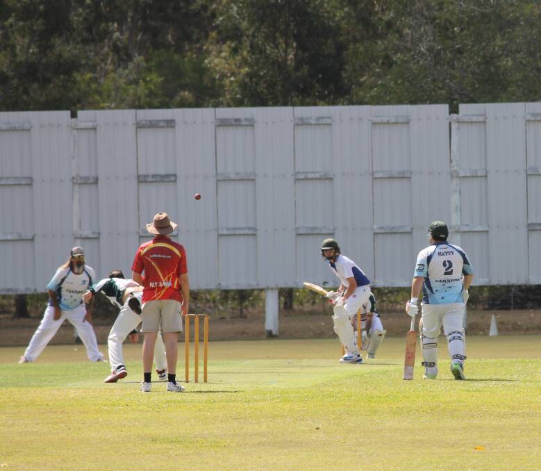HANDY RUNS: Keegan O'Donnell, pictured here in a previous match, scored 42 for Beaudesert in a losing cause. Photo: Larraine Sathicq 