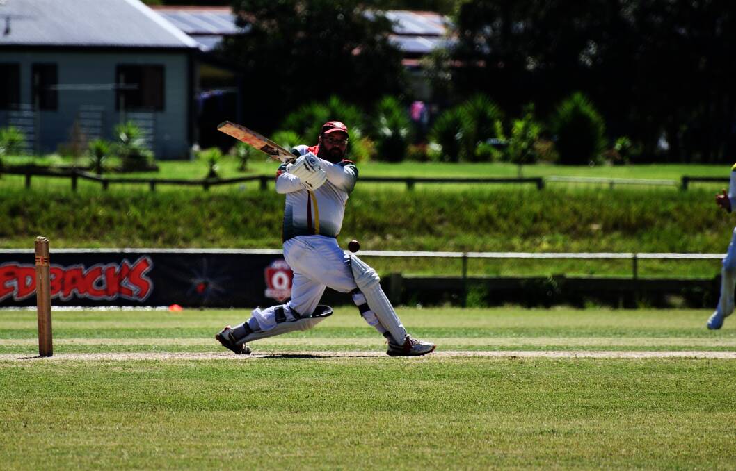 SMOKED: Jimboomba Bushrangers division one captain Ash Hughes in action. Photo: supplied