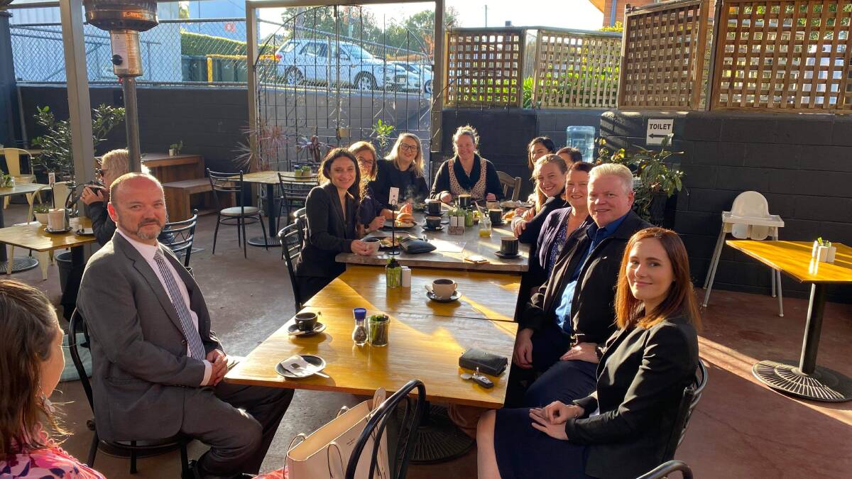 Breakfast meeting of the Logan and Scenic Rim Law Association at VK Everdays in Beaudesert. Photo supplied.