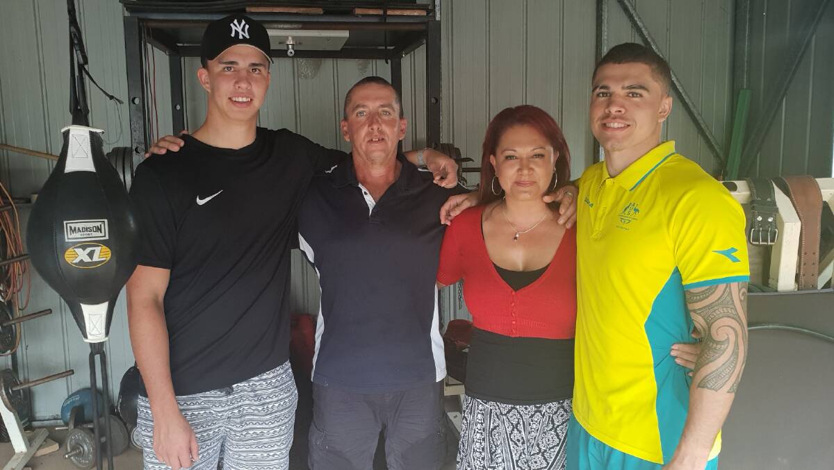 CHAMPIONS: The Waterman family - Tai, Mark, Anita and Clay all feature in a short film to air on television on Tuesday.
