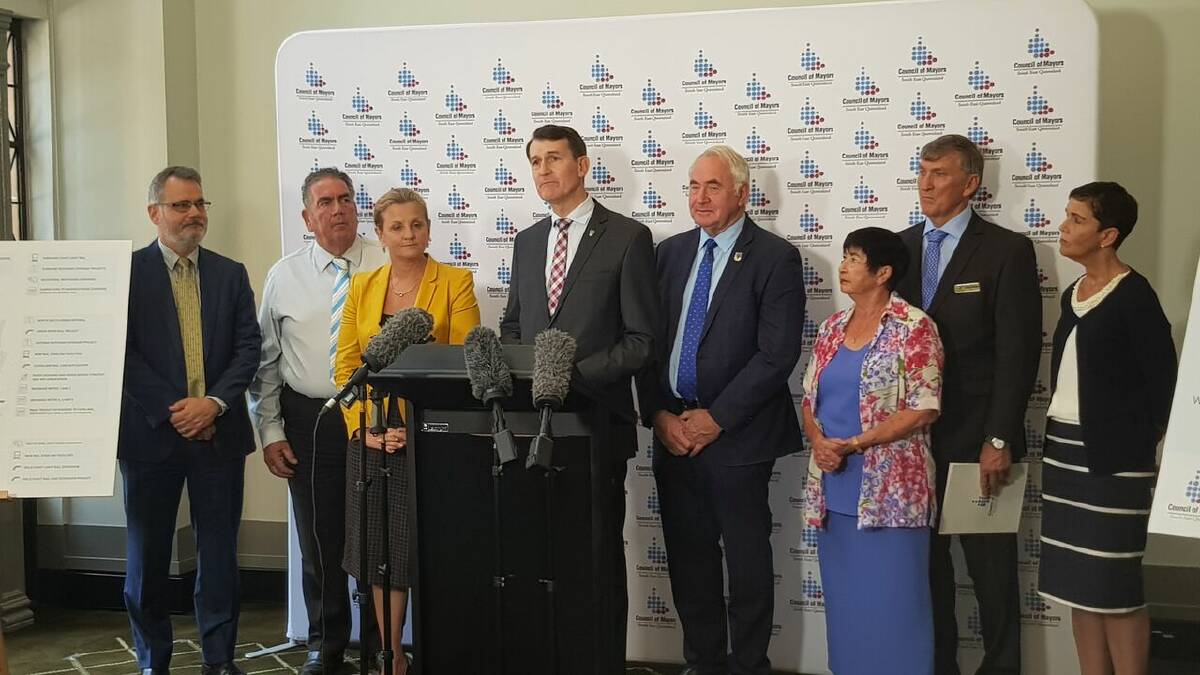 PEOPLE MOVING: Mayor Greg Christensen was among representatives of 10 councils to take part in the 