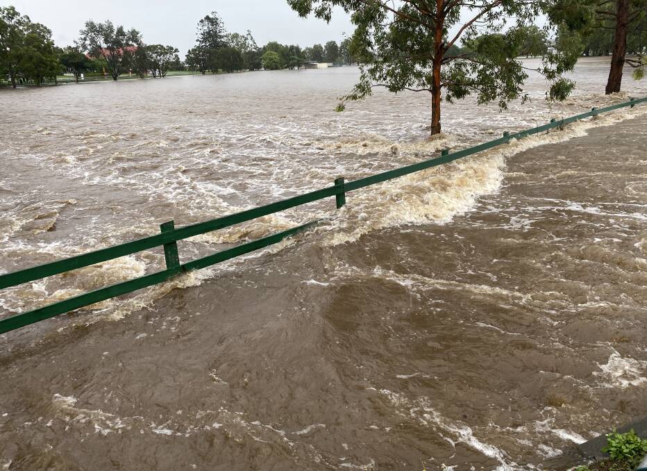FLOODING: Heavy rains in February flooded Jubilee Park at Beaudesert.
