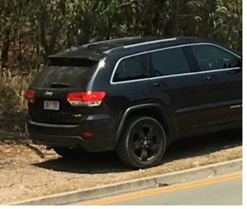 Police are looking for this black Jeep, rego number 267YBE, believed to have been used in a series of break-ins.