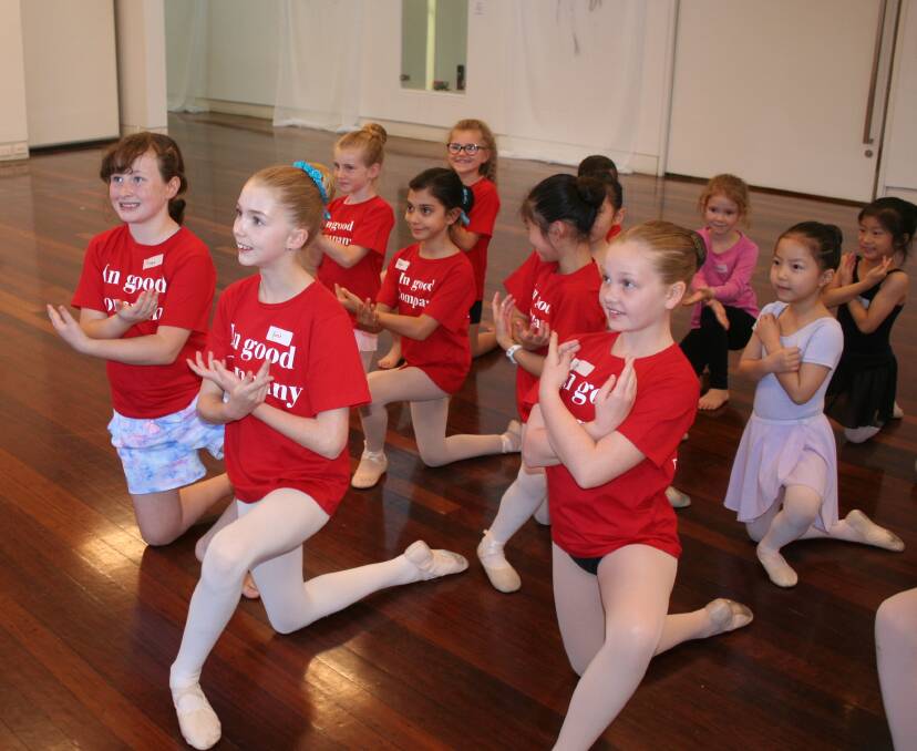 DANCE: Children at the school holiday ballet camp held at Beaudesert in October. Photo: Tom Bushnell