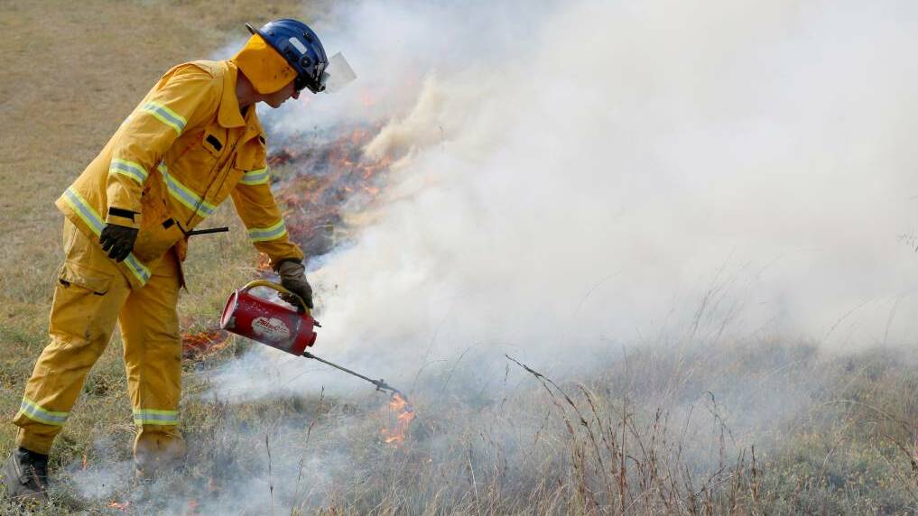 Planned burn at Tamborine National Park