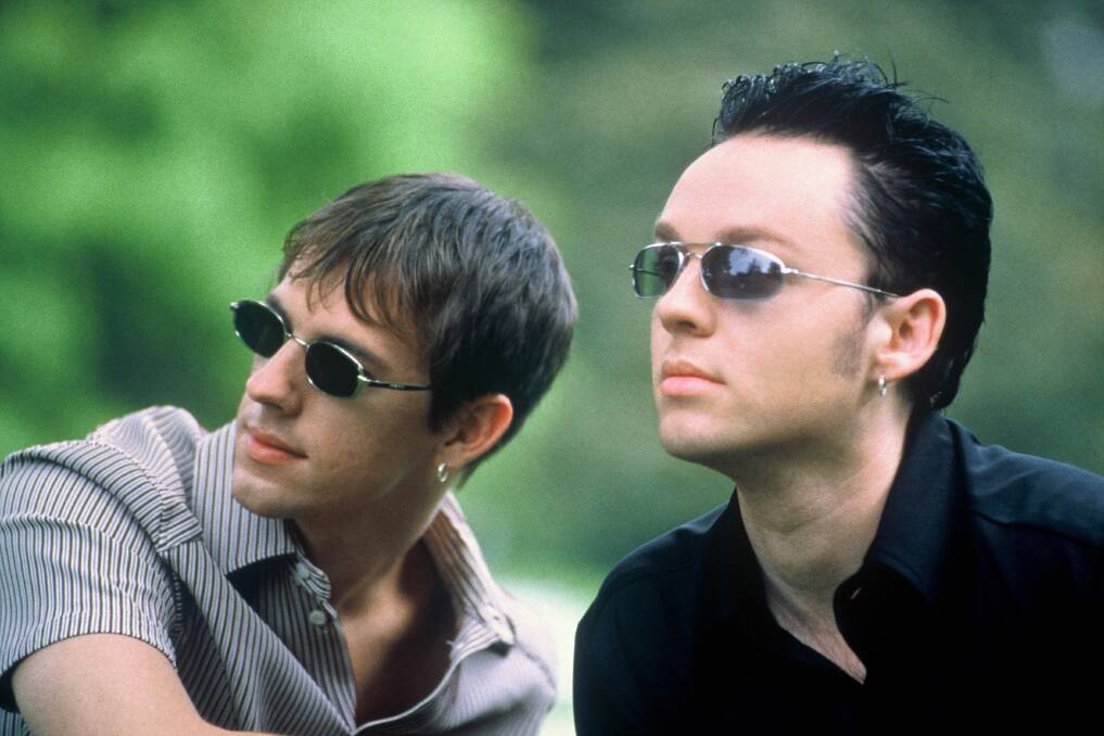 HEYDAY: Daniel Jones and Darren Hayes at the height of their Savage Garden fame. Photo: Supplied