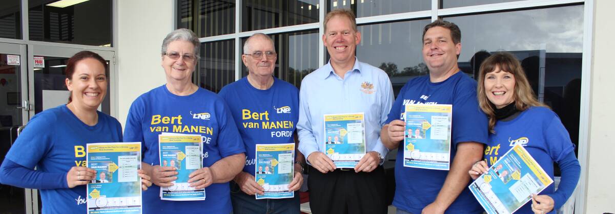 SMILING: Supporters are heartened by the swing in favour of Bert van Manen. Photo: Supplied