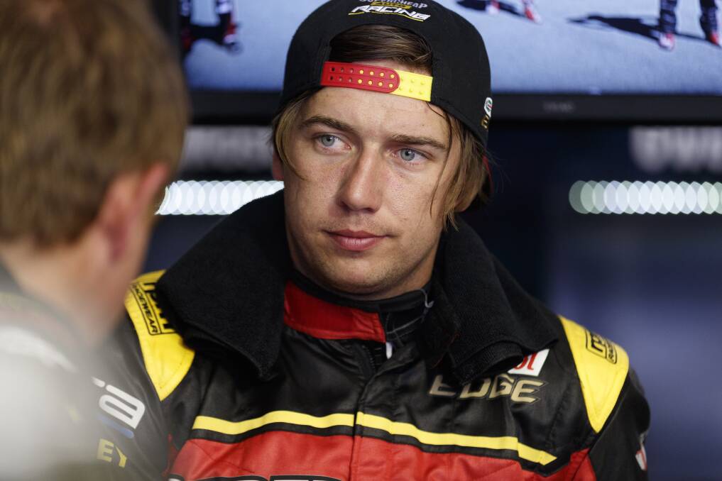 Race car driver: As well as racing in the V8 Supercars Chaz Mostert has been racing for BMW in the Asian Le Mans series this year. Photo: Supplied