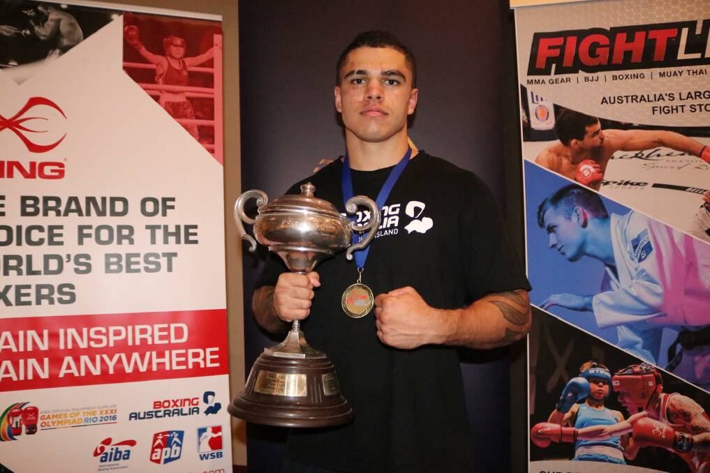 Fighting Fit: Clay Waterman, originally from Beaudesert looks set to fight at the Gold Coast Commonwealth Games and is just waiting on an official confirmation. Photo: Supplied.