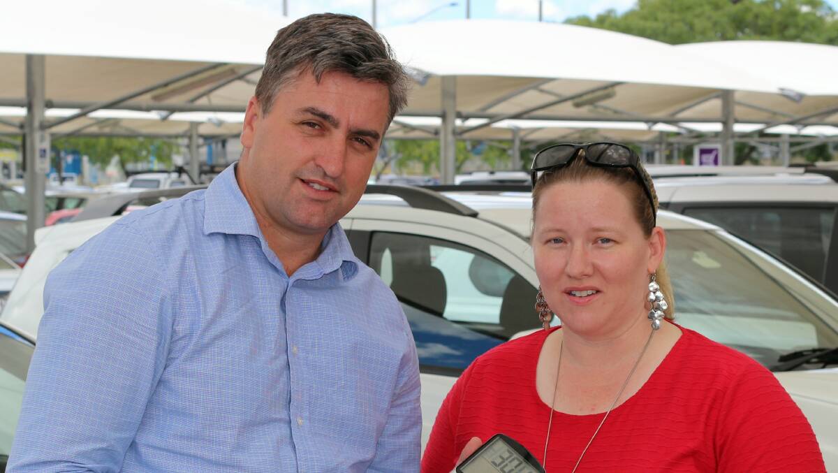Member for Logan teams up with local to warn about the dangers of hot cars