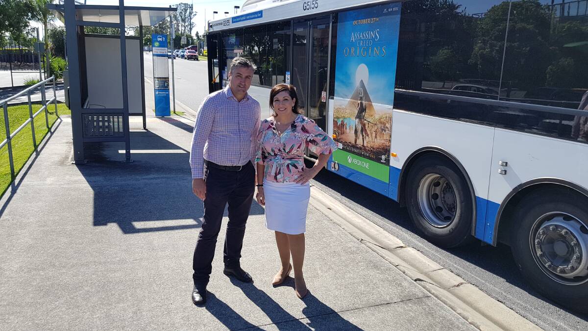 Promise made: Member for Logan Linus Power MP and member for Algester Leanne Enoch have pledged an upgrade to Greenbank Bus station ahead of the November 25 state election.