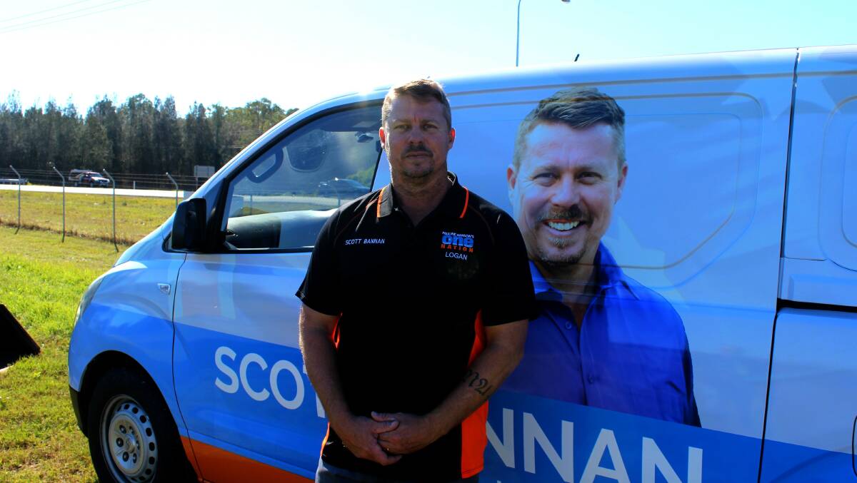 Jimboomba local: One Nation candidate for Logan at the last election Scott Bannan.