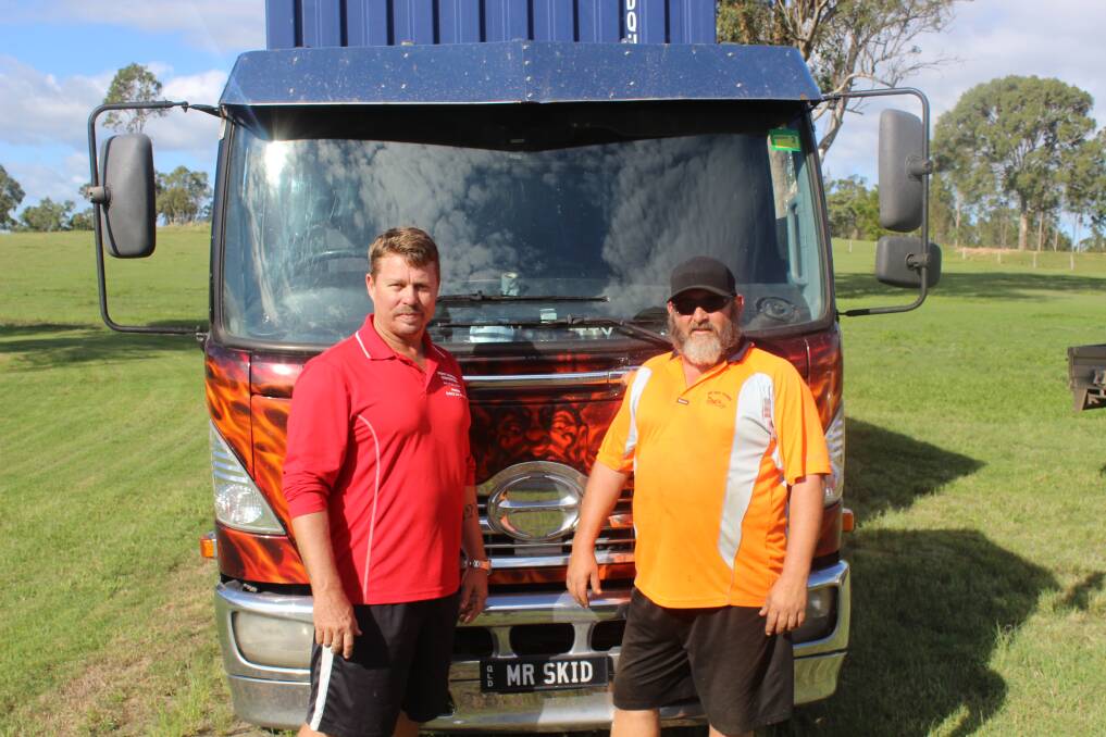 Jimboomba X Stadium's Scott Bannan and 'Nudge' of Mr Skid Towing have teamed up to help locals whose vehicles or machinery need towing as a result of the recent Logan flood.