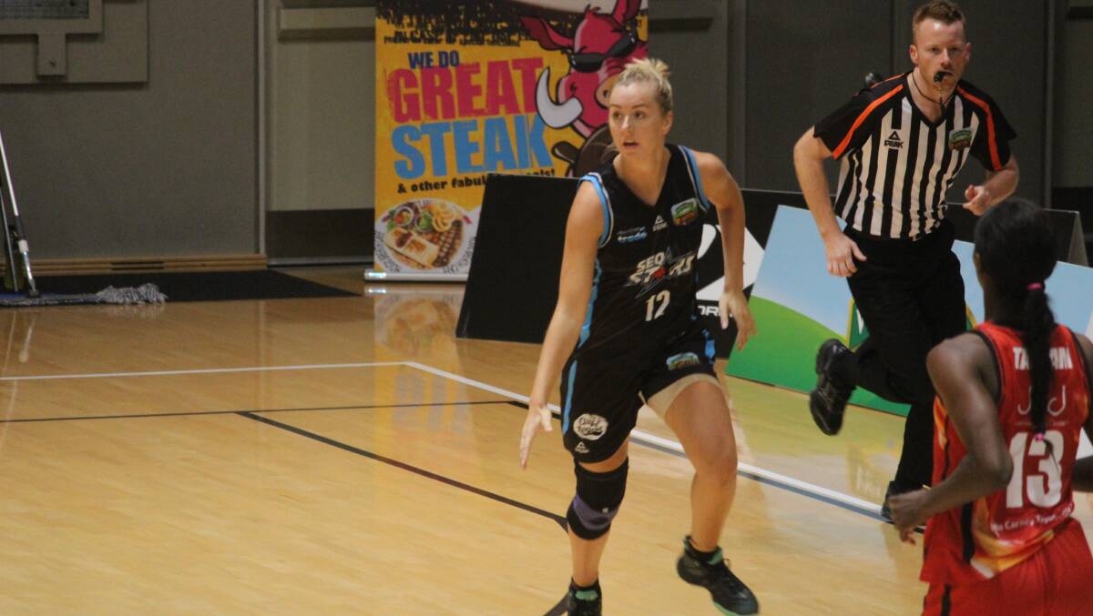 Opal: Stars co-captain Rachel Jarry in action in Logan earlier this season. The club has folded and will cease operating immediately according to a statement released on Wednesday.
