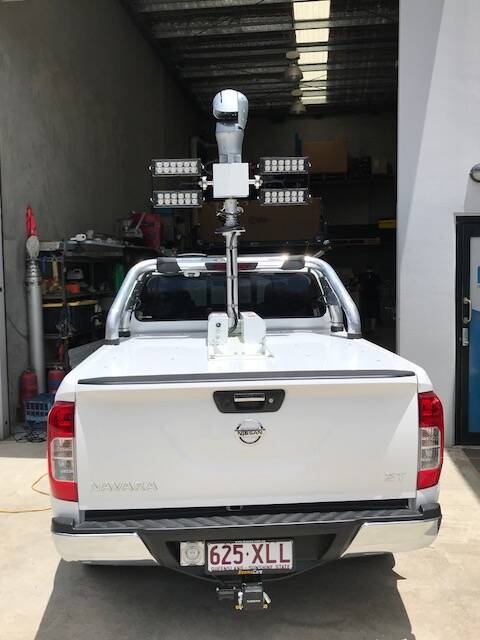 Mobile: The second mobile security camera has already hit the streets of Logan. Photo: Supplied