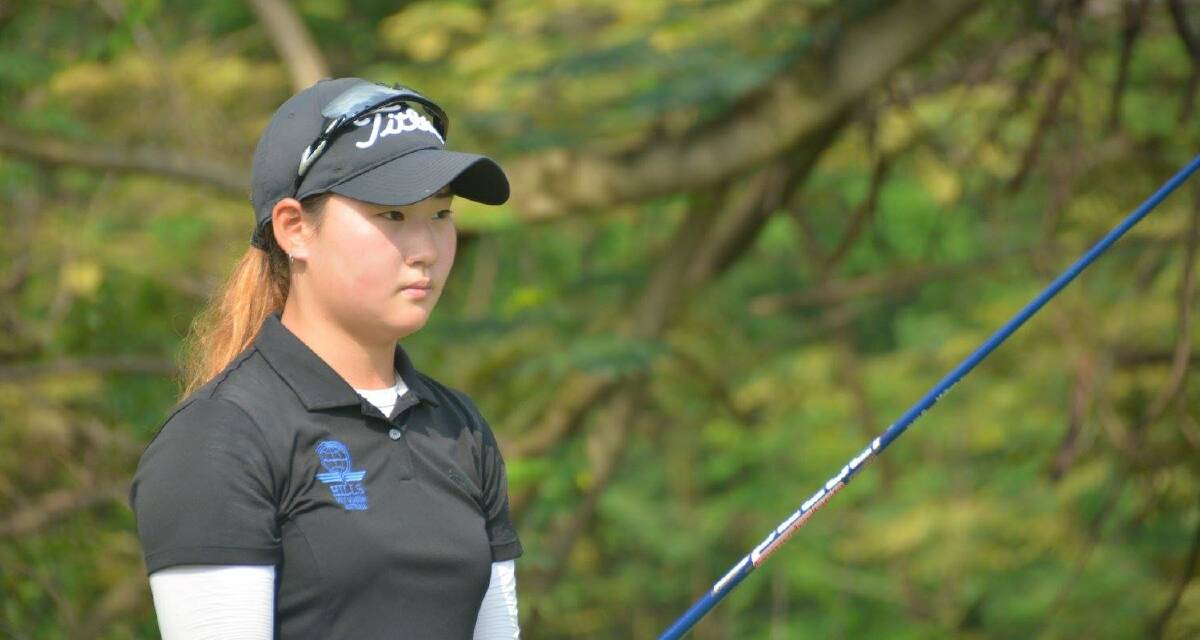 Strong tournament: Hills Golf Academy student Kerri Bong finished fourth in the under 16s girls division B in Indonesia. Photo: Supplied