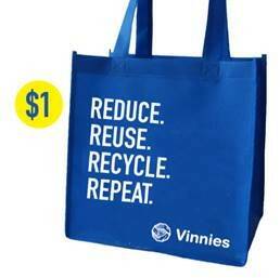 An enviro-bag available from Vinnies. Photo: Supplied