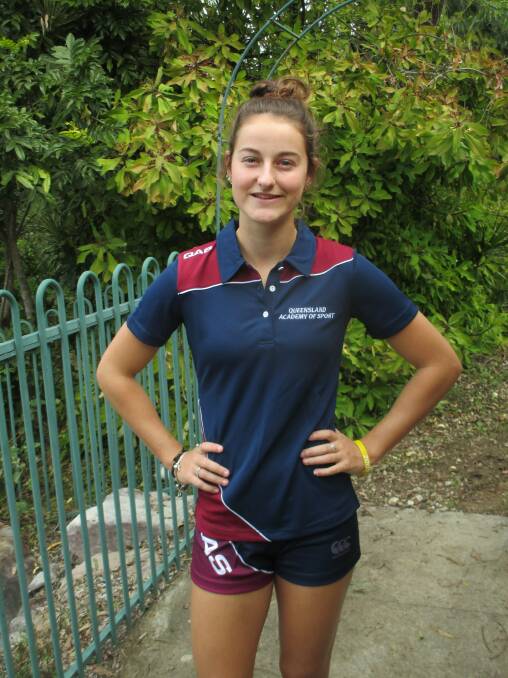 AUSTRALIAN TEAM: Camryn Newton-Smith from Jimboomba Little Athletics, 17,  who will do the women’s heptathlon event in Finland in July. 