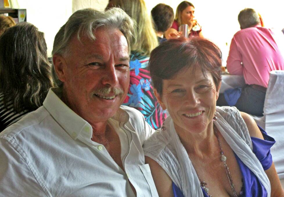 COMMUNITY: Rotarian Mal Strachan and his wife, Fiona, were two of at least 60 people to attend the Rotary Club of Jimboomba's celebration at the weekend. Photo: Supplied